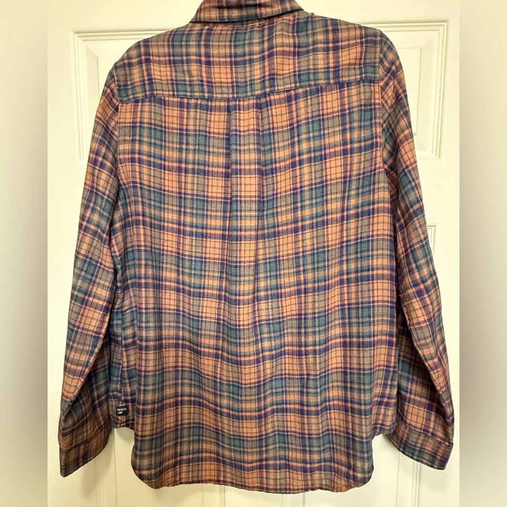 Toad&Co Orange and Blue Plaid Shirt - Picture 2 of 10